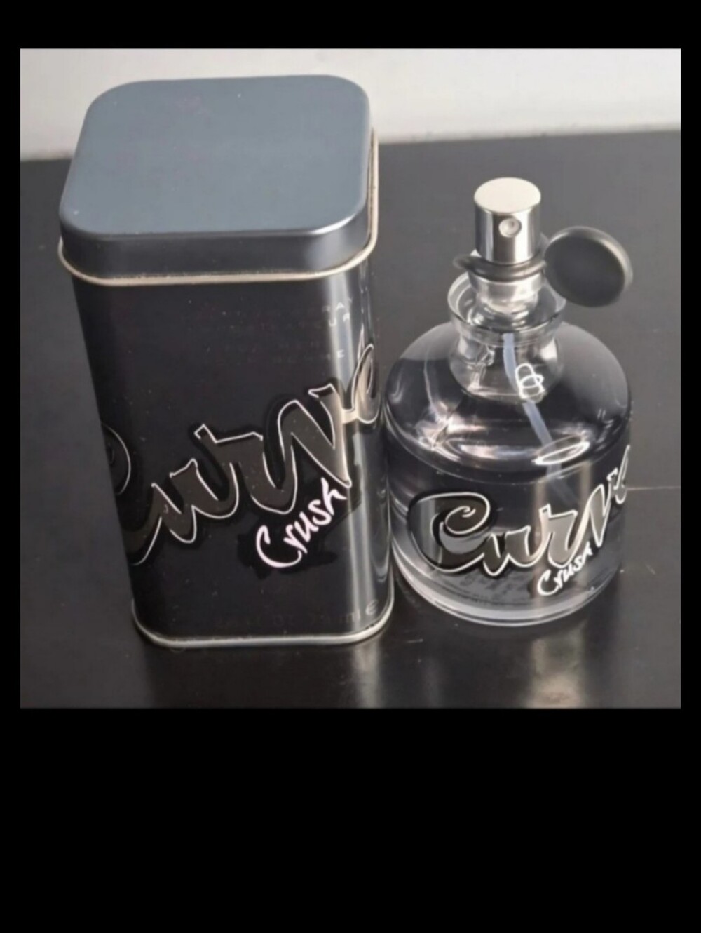 Curve Crush Men's Cologne 2.5oz w Collectable Silver Tin New/Unsealed